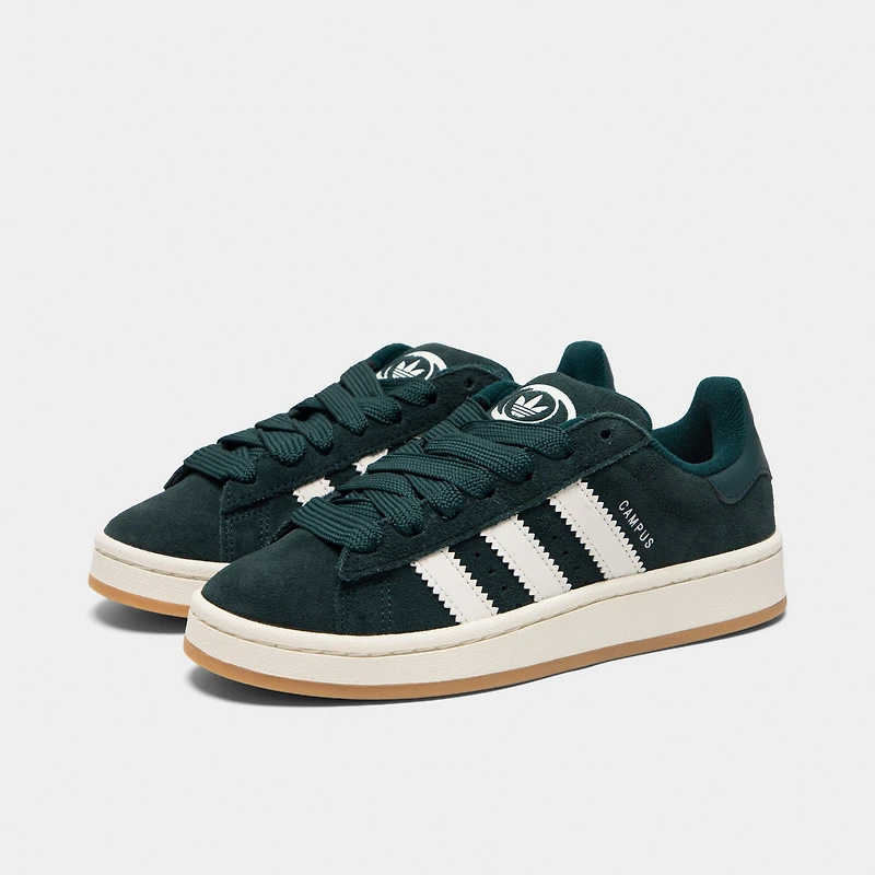 adidas Juniors' Campus 00s Aurora Ivy / White - Gum