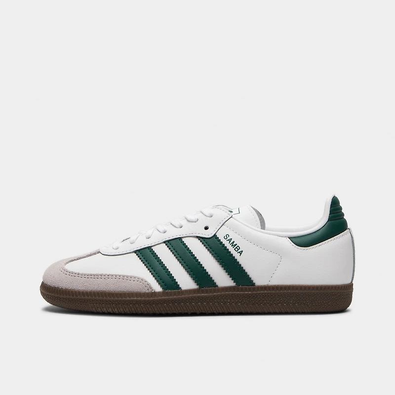 adidas Juniors' Samba OG White / Collegiate Green Gum