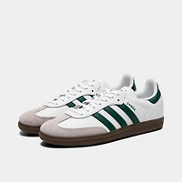 adidas Juniors' Samba OG White / Collegiate Green Gum