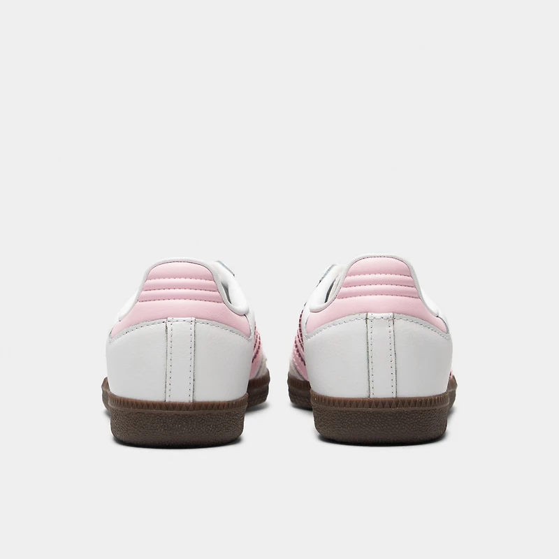 adidas Juniors' Samba OG White / Cloud Pink  - Gum