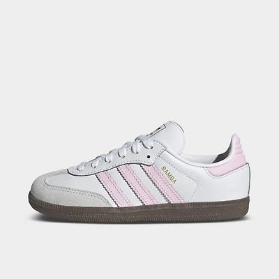 adidas Children's Samba OG White / Cloud Pink - Gum
