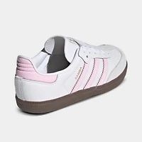 adidas Children's Samba OG White / Cloud Pink - Gum
