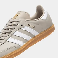 adidas Juniors' Samba OG Wonder Alumina / White - Gum