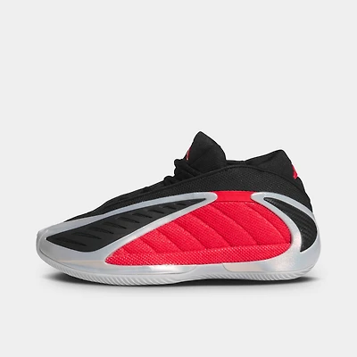 adidas Juniors' Anthony Edwards 2 Silver Metallic / Pure Ruby - Black