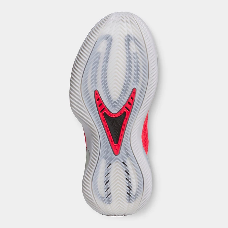 adidas Juniors' Anthony Edwards 2 Silver Metallic / Pure Ruby - Black