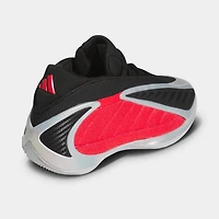 adidas Juniors' Anthony Edwards 2 Silver Metallic / Pure Ruby - Black