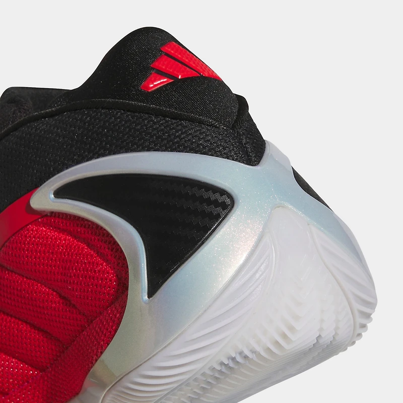 adidas Juniors' Anthony Edwards 2 Silver Metallic / Pure Ruby - Black