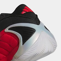 adidas Juniors' Anthony Edwards 2 Silver Metallic / Pure Ruby - Black