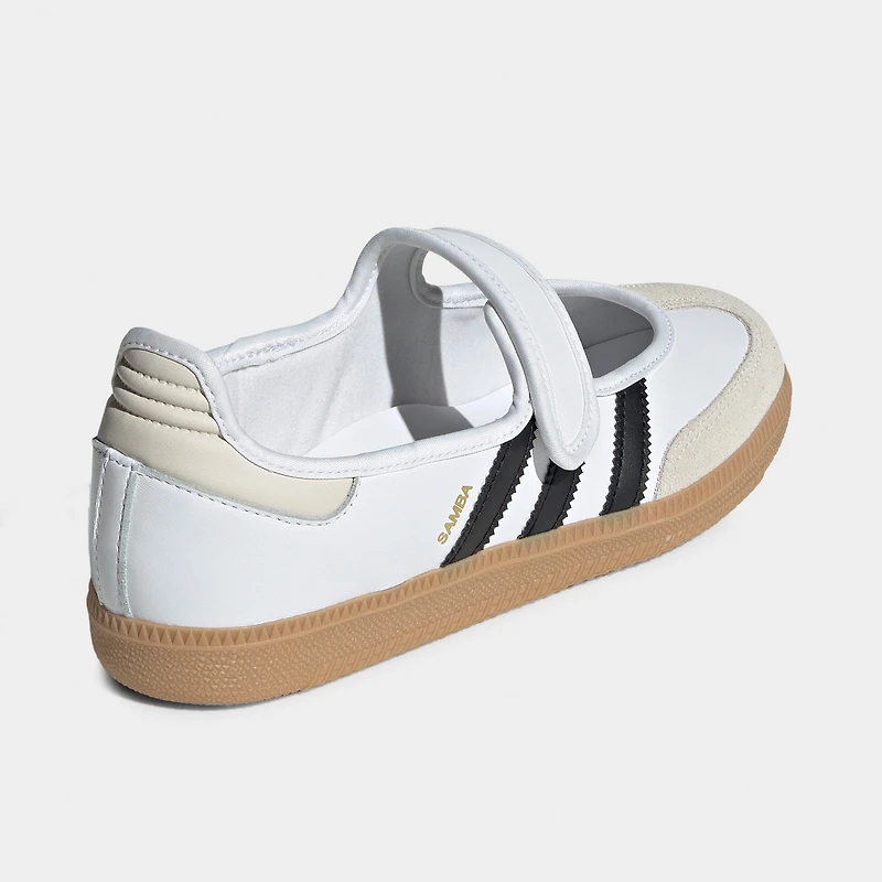 adidas Femmes Samba Jane Blanc / Alumine - Noir