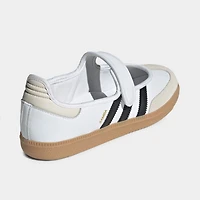 adidas Femmes Samba Jane Blanc / Alumine - Noir