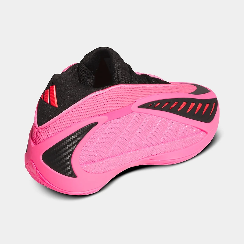 adidas Junior Anthony Edwards 2 Rose lucide / Noir - Rouge