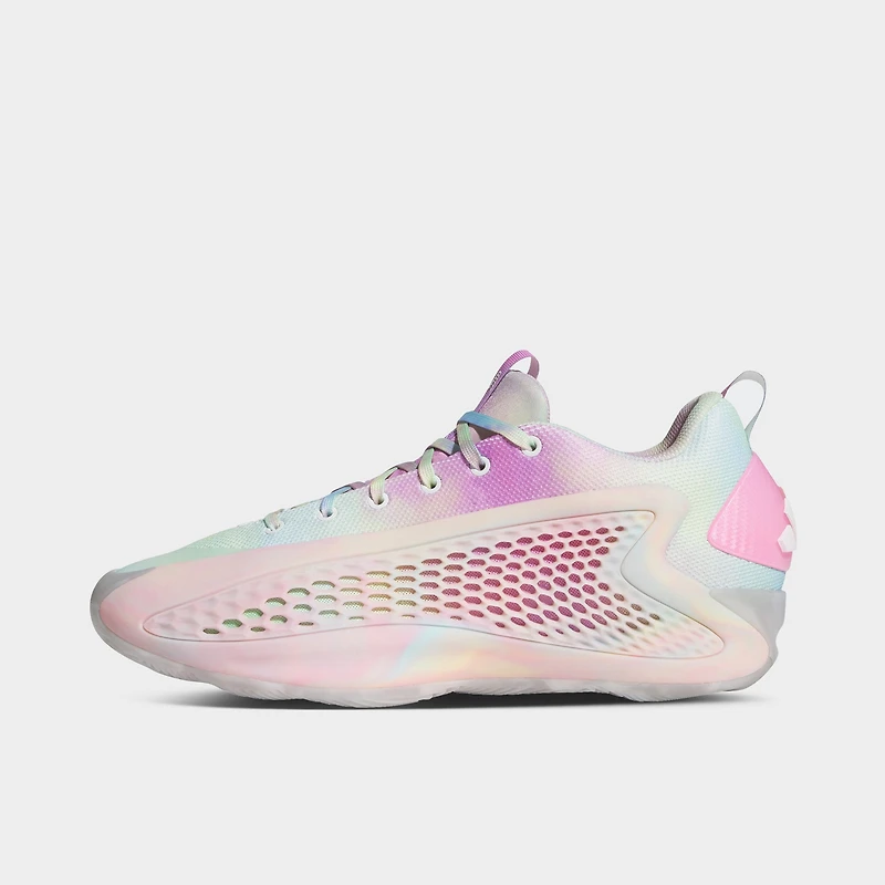 adidas Anthony Edwards 1 Low Cloud White / Acid Orange - Bliss Pink