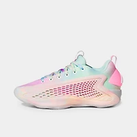 adidas Juniors' Anthony Edwards 1 Low Pink / Green - White