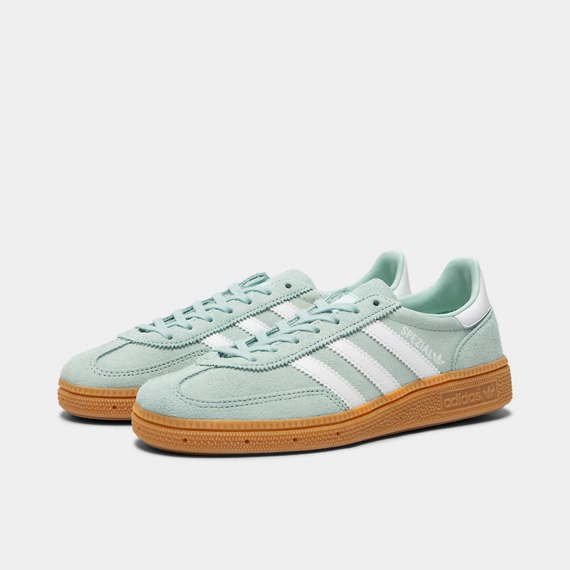 adidas Originals Junior Handball Spezial Vert cendré / Blanc - Gomme