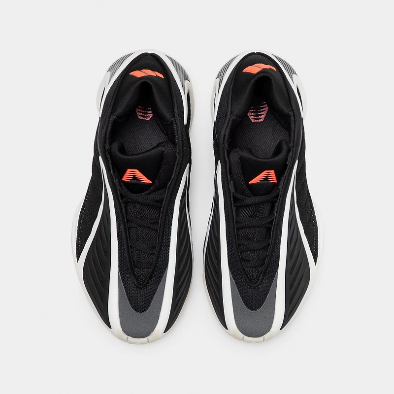 adidas Juniors Anthony Edwards 2 Noir / Zero Metallic - Rouge lucide