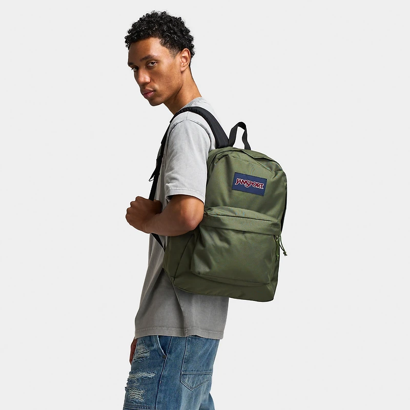 JanSport SuperBreak Plus Backpack / Cargo Green