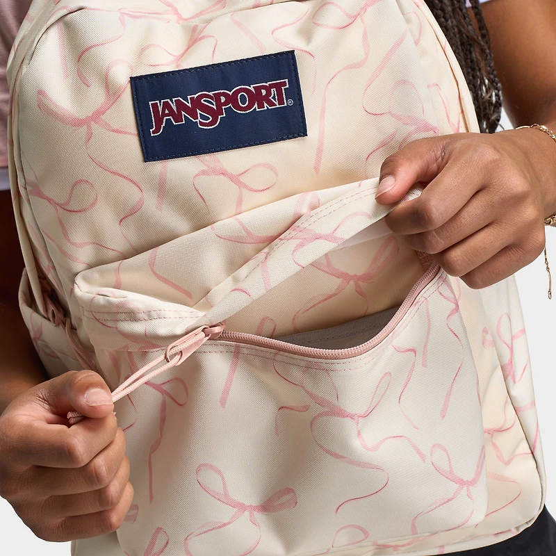 JanSport SuperBreak Plus Backpack / Rows of Bows