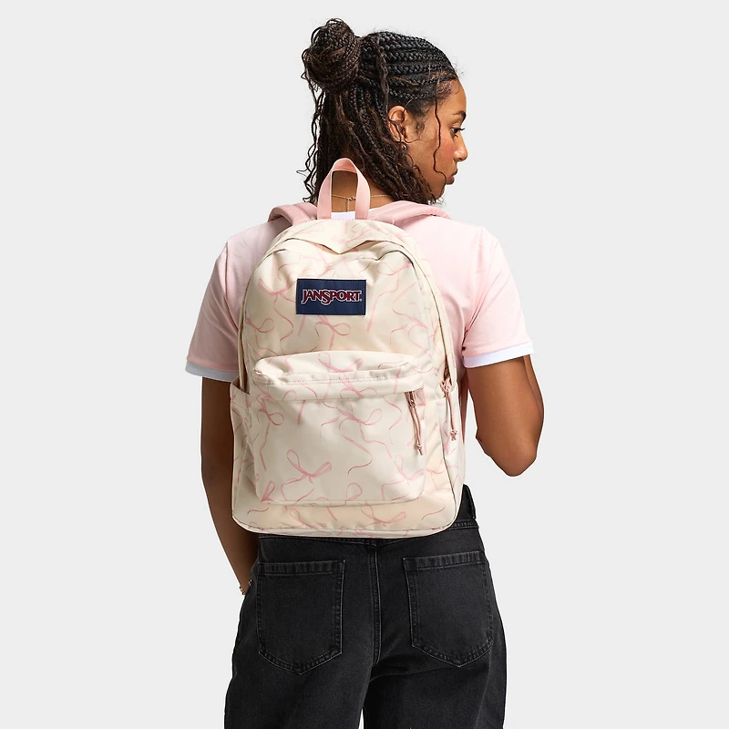 JanSport SuperBreak Plus Backpack / Rows of Bows