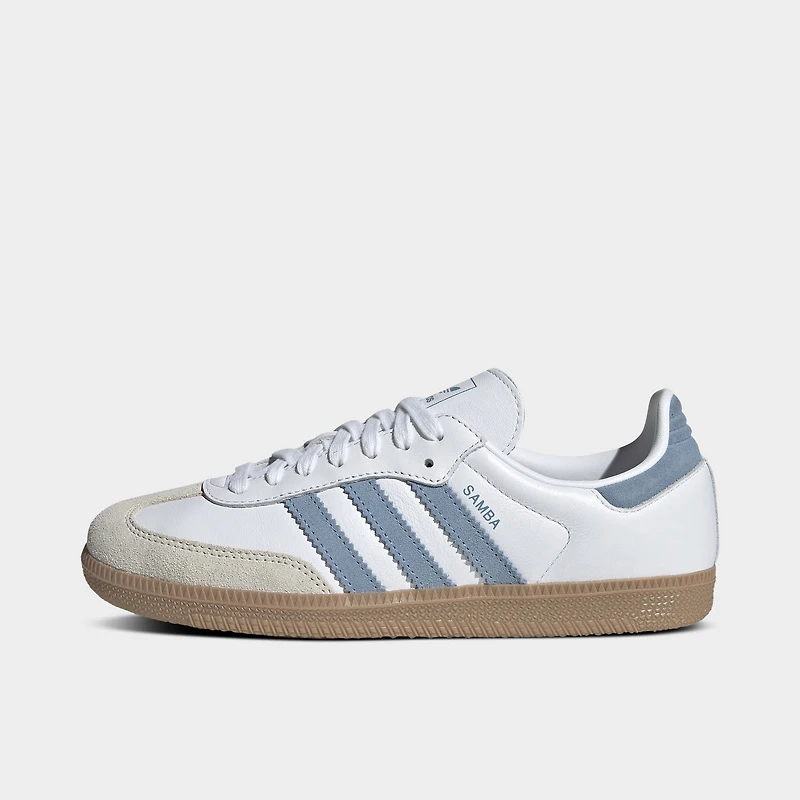 adidas Women's Samba OG White / Alumina - Ash Blue