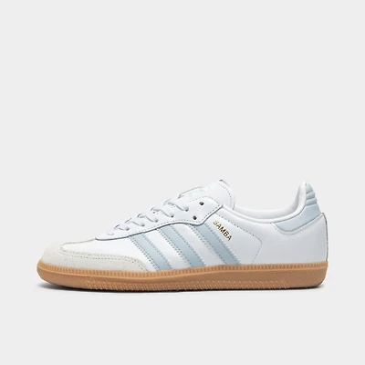 adidas Juniors' Samba OG White / Halo Blue - Gum