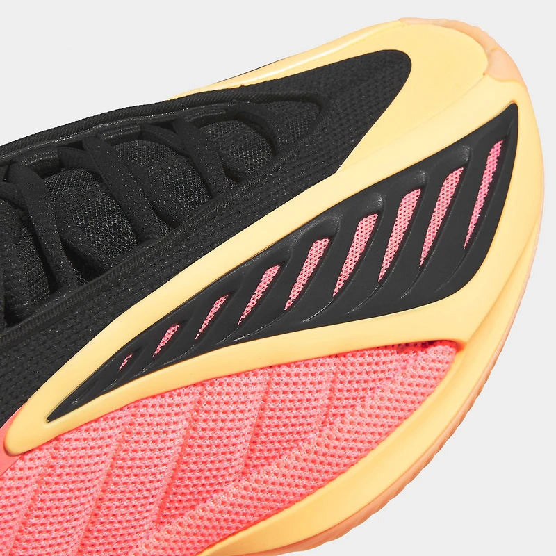adidas Junior Anthony Edwards 2 Orange acide / Noir - Rouge