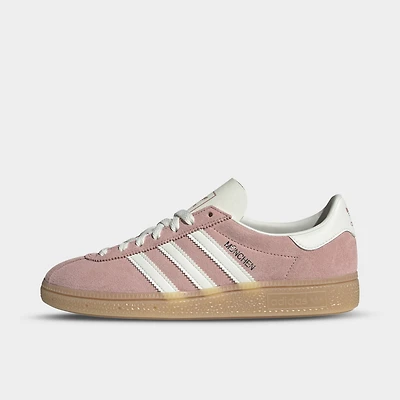 adidas Women's Muenchen Wonder Mauve / Off White - Silver Metallic