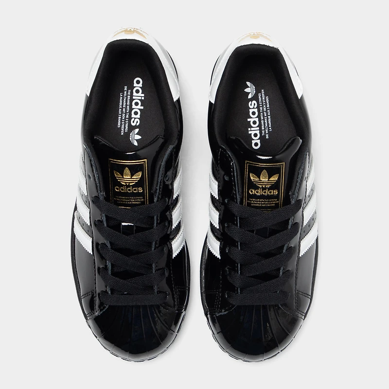 adidas Women's Superstar II Core Black / White - Gold Metallic