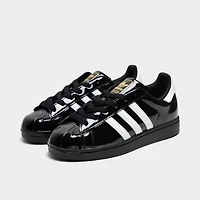 adidas Women's Superstar II Core Black / White - Gold Metallic