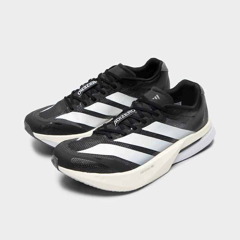 adidas Adizero Boston 13 Black / White - Grey