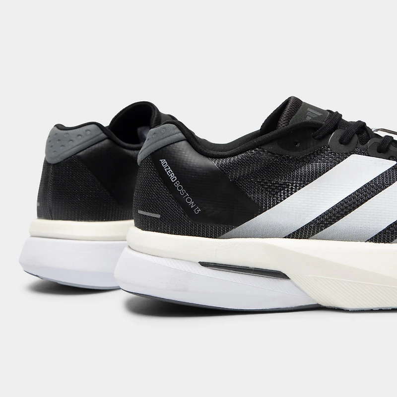 adidas Adizero Boston 13 Black / White - Grey