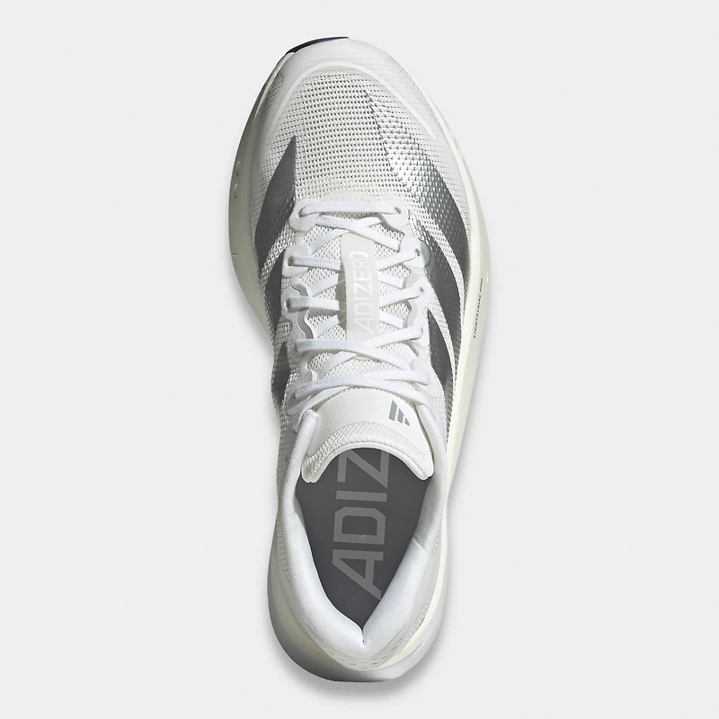adidas Women's Adizero Boston 13 White / Matte Silver - Dash Grey