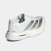 adidas Women's Adizero Boston 13 White / Matte Silver - Dash Grey