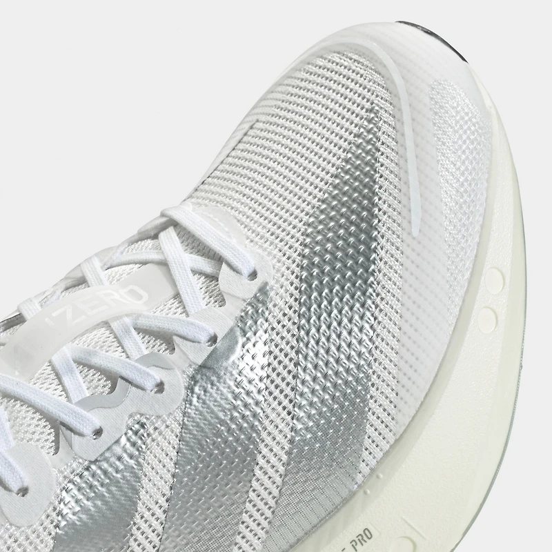 adidas Women's Adizero Boston 13 White / Matte Silver - Dash Grey