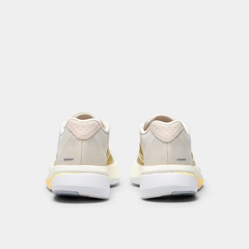 adidas Women's Adizero Boston 13 Chalk White / Gold Metallic - Orange Tint