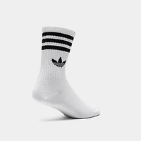 adidas Originals 3 Stripes Crew Socks (3 Pack) / White