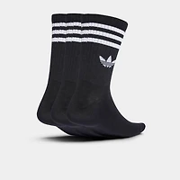 adidas Originals 3 Stripes Crew Socks (3 Pack) / Black