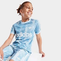adidas Juniors' Tee Multicolor / Clear Sky