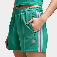 Adidas Women's Classic Shorts Semi Court Green / Bliss Pink