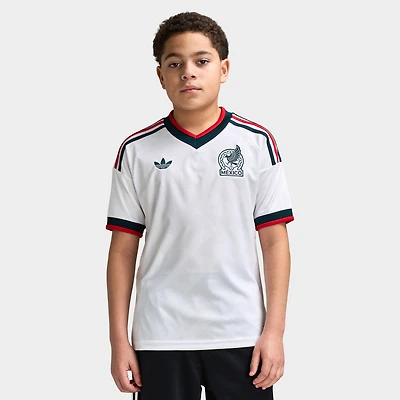 adidas Juniors' Mexico Replica Away Jersey White / Grey