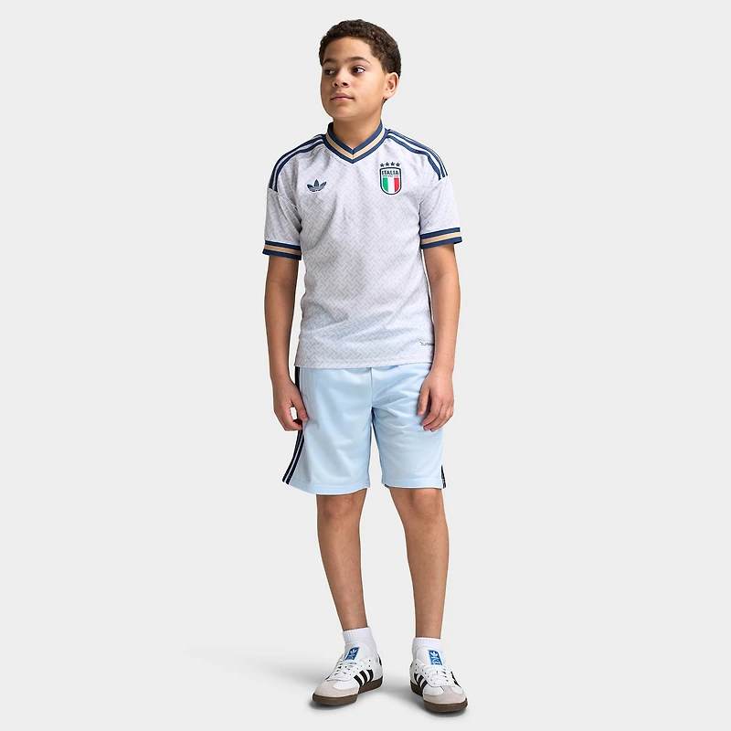 adidas Juniors' Italia Replica Away Jersey White / Blue