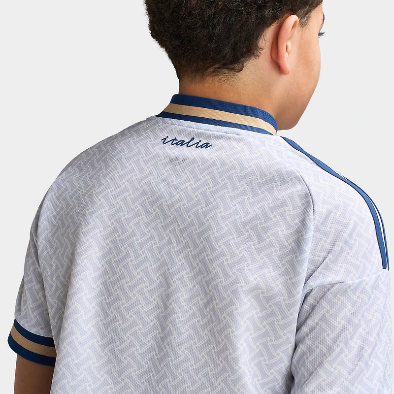 adidas Juniors' Italia Replica Away Jersey White / Blue