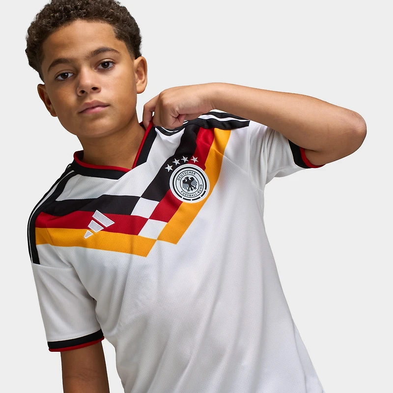 adidas Juniors' Maillot domicile réplique Allemagne / Blanc