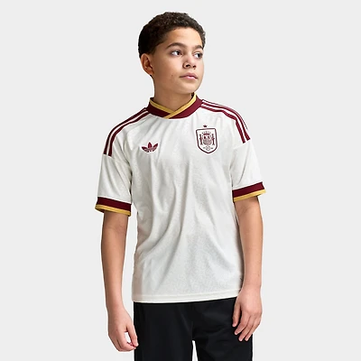 adidas Juniors' Spain Replica Away Jersey / White