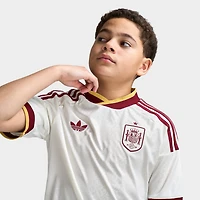 adidas Juniors' Spain Replica Away Jersey / White