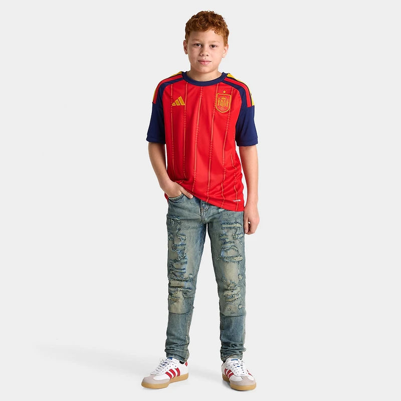 adidas Juniors' Maillot domicile réplique Espagne / Rouge