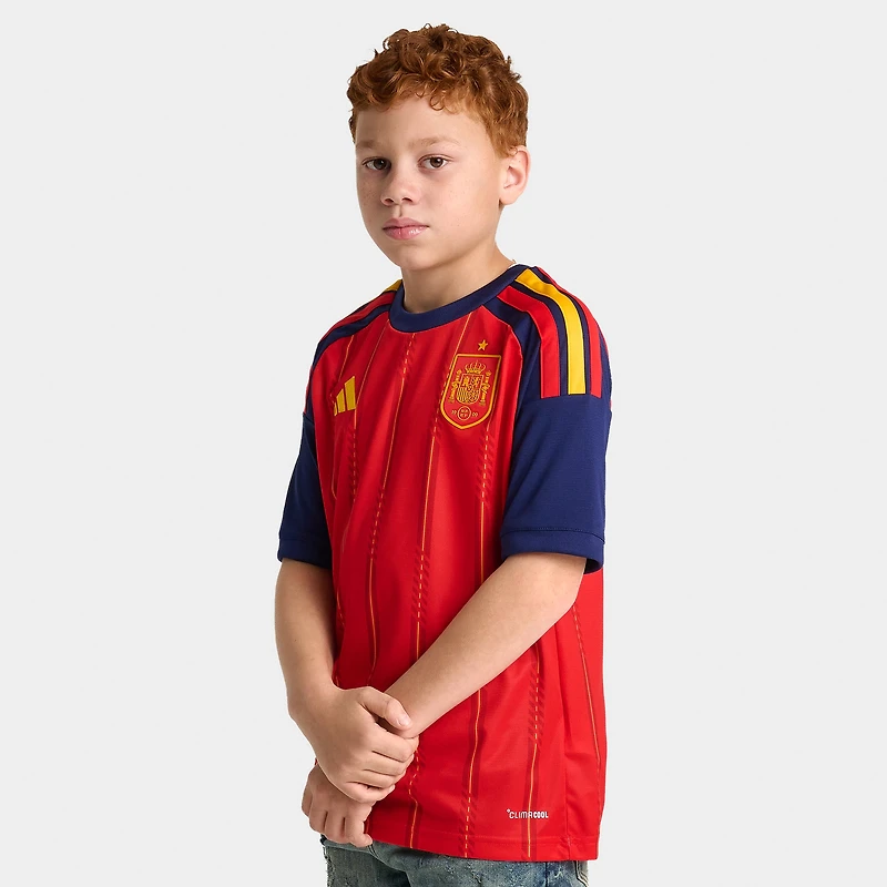 adidas Juniors' Maillot domicile réplique Espagne / Rouge