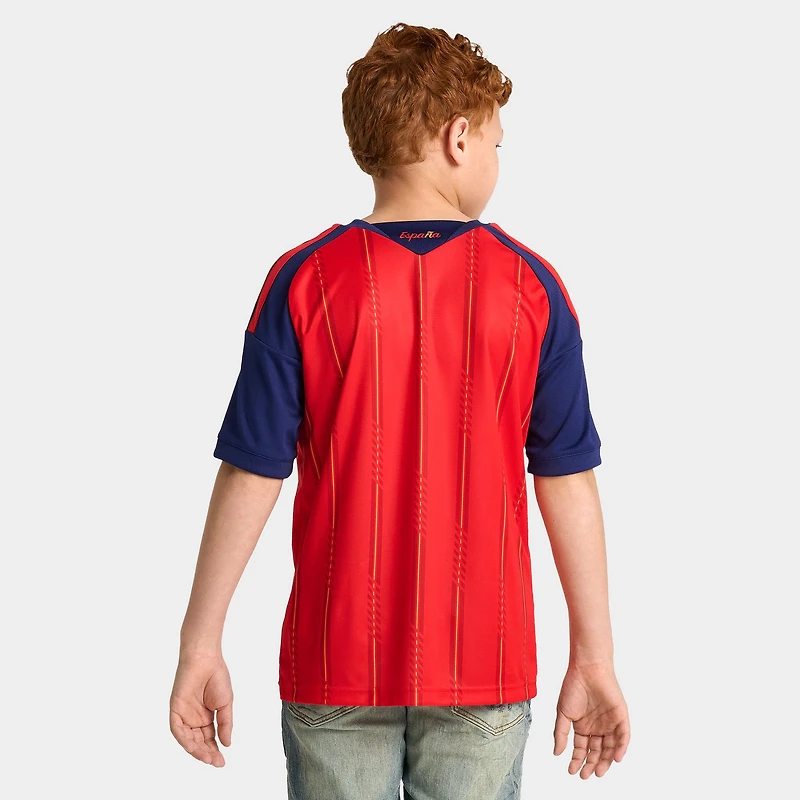 adidas Juniors' Maillot domicile réplique Espagne / Rouge
