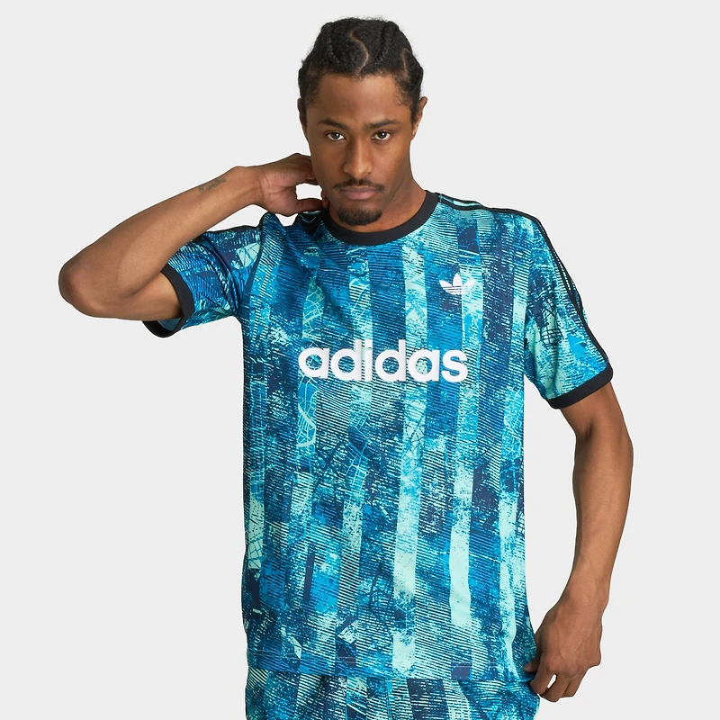 adidas FTB All Over Print T-Shirt Multicolour / Clear Mint