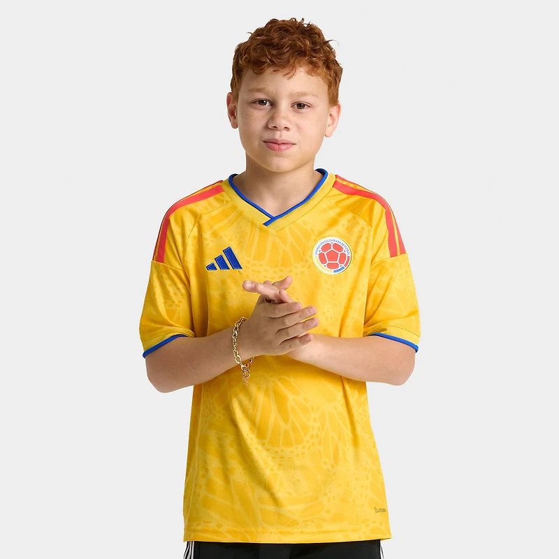 adidas Juniors' Maillot domicile réplique Colombie / Jaune