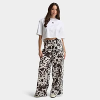 adidas Femmes Pantalon large en satin / Imprimé vache